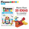 Picasso Toys 41pc Hedgehog Hedgehog Block Building Blocks Construction Toy Set w/IdeaBook Learning Playset None Magnetic STEM STEAM Educational Kit Child Brain Development Preschool Kindergarten PTB41