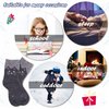 DYW 6 Pairs Childrens Hiking Winter Warm Wool Socks Kids Boys Girls Socks (6 Pairs Cat A, 8-12 Years Old)