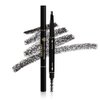 Eyebrow pencil eyebrow Eyebrow Retractable Definer Pencil, eyebrow stylist shape and fill eyebrow pencil, professional eye makeup (02 Grey)