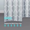 Gelbchu Grey Fabric Shower Curtain, Waterproof Design and Polyester, Quick-Drying, Weighted Hem, Shower Curtains Set for Bathroom W 72 x H 72, Durable and Washable with 12 Hooks