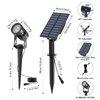 T-SUNUS Solar Landscape Spotlights, Solar Garden Spot Light IP65 Waterproof 9.8ft Cable, 2000mAh Separated Solar Panel, Auto On/Off for Garden Driveway Pathway Pool Area(Warm White 3000K)