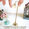 TOYANDONA 2Pcs Miniature Dollhouse Lamp, 1/12 Scale Mini Desk Lamp LED Light Furniture Dollhouse Lighting Ornament, Battery Operated, Miniature Dollhouse Lamps Led