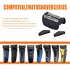 2PACK（BLACK）Replacement Head and Cutter Assembly Compatible with Remington PF7400, PF7500, and PF7600 Foil Shavers
