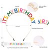 Chanaco Birthday Sash Birthday Headband Set Birthday Crown Tiara Birthday Girl Sash Birthday Crowns for Women Happy Birthday Decorations Birthday Gifts for Women