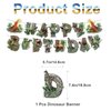 Gadeja 43Pcs Dinosaur Birthday Party Decoration, Dinosaur Birthday Party Supplies, Includes Balloons, Happy Birthday Banner, Cake Topper, Background, For Boy/Girl Birthday Decoration