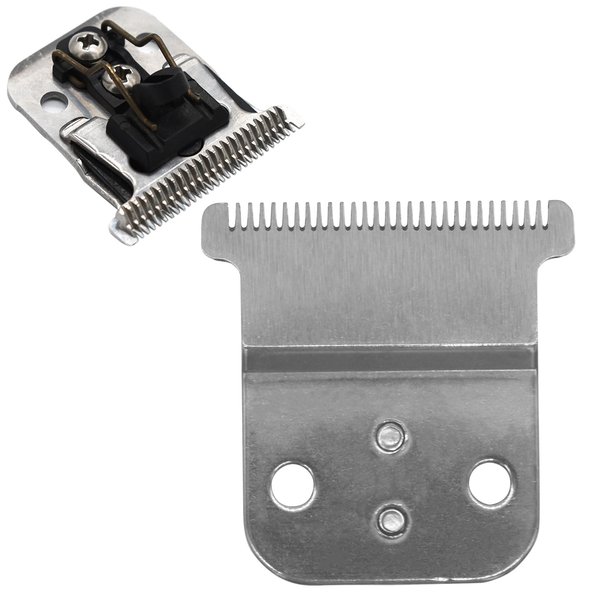 Professional Replacement Blade Set D7#32655 D8#32105#32400, High Carbon Steel Blades Compatible with Andis Slimline D7 D8 Hair Trimmers (Silver)