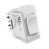 RV DESIGNER S345, Rocker Switch, 10 Amp, Momentary On/Off/Momentary On, SPDT, White, DC Electric