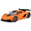 Toy Cars Model Koenigsegg Jesko 1/22 Diecast Metal Sports Toy Cars for Boys, Alloy Collectible Model Car with Sound and Lights, Race Model Car for Kids
