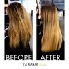 Hair Bar NYC 24 Karat Brazilian Keratin Treatment with Collagen & Argan Oil (For Thick & Coarse Hair) Up to 2 Applications, Lasts up to 5 months 4oz 118ml