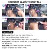 Kinky Straight Tape In Extensions Human Hair for Black Women Niawigs Tape In Hair Extensions 100% Human Hair 40pcs Kinky Straight Tape Ins 100G Natural Black 22 Inches