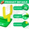 Inflatable Football Field Cooler Football Party Drink Cooler Football Party Decor Inflatable Ice Serving Bar for Game Sports Party Supplies Decorations Drink Beer Food, 53 x 28 in