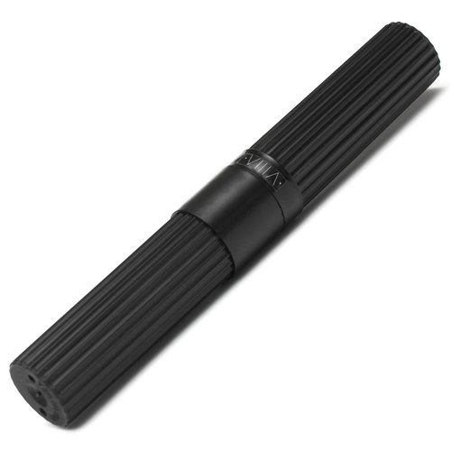 ViiiA Travel Toothbrush Case Holder USA Made BPA & GMO Free (Single, Jet Black)