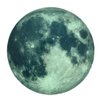 Glow in The Dark Moon Wall Decals 30cm Luminous Art Sticker at Night, Removable Adhesive Wall Decal for Kids Boy and Girl Bedroom