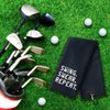 DYJYBMY Swing Swear Repeat Funny Golf Towel, Black, Microfiber, 15.7 x 23.6 in