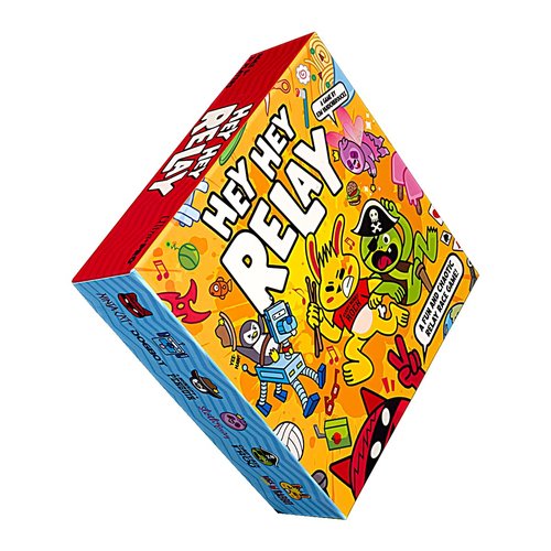 Ultra PRO - Hey Hey Relay, Exciting Fun Family Fast-Paced Relay Race Board Game, for Game Lovers
