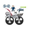 Fisher-Price Imaginext Minions Gru's Rocket Bike, Character Figure and Push-Along Toy Bicycle Set for Preschool Kids Ages 3-8 Years