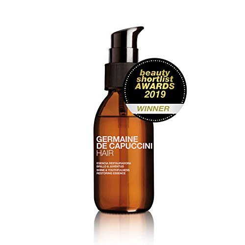 Germaine de Capuccini | Hair Shine & Youthfulness Restoring Essence - Natural Hair oil for dry or wet hair - Strengthen, smooth, repair and hydrate, 3.4 oz
