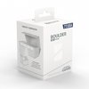 Ultimate Guard Boulder Solid 100+, Deck Case for 100 Double-Sleeved TCG Cards, White, Secure & Durable Storage for Trading Card Games, No Transparency