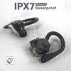 APEKX Bluetooth Headphones True Wireless Earbuds with Charging Case IPX7 Waterproof Stereo Sound Earphones Built-in Mic in-Ear Headsets Deep Bass for Sport Running Black
