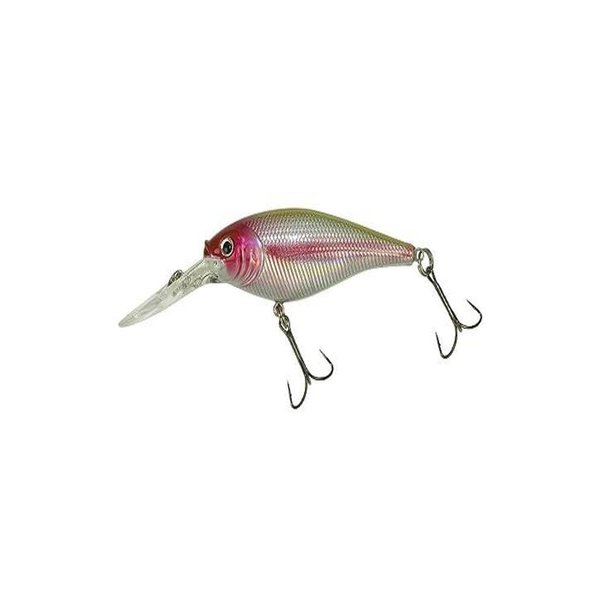 Berkley Flicker Shad Fishing Lure, Chrome Clown, 3/16 oz, 2in | 5cm Crankbaits, Size, Profile and Dive Depth Imitates Real Shad, Equipped with Fusion19 Hook