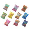 Nuanmu Miniature Drink Bottles Snacks Food Cake Dollhouse Decorations Pretend Play Kitchen Game Party Toys (Snack 10pcs)