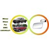 WLLW Mirror Glass Replacement for CHEVY GMC 1992's - 2000's Truck Left LH Driver Side