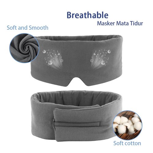 Men and Women Sleep Blindfold Comfortable Breathable Adjustable Eye mask Suitable for Sleep Rest