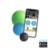 RAD Rounds/Set of 3 Massage Balls/Eco Friendly Silicone/for Jaw, Hands and Plantar Fasciitis Myofascial Release, Mobility and Recovery