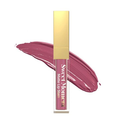 Sistar Sweet Moments Matte Lip Stain Long-Lasting Matte Finish Vivid High Pigment Colors Smooth and Sweet 1.5 mL / 0.05 fl. oz. (Mauve)