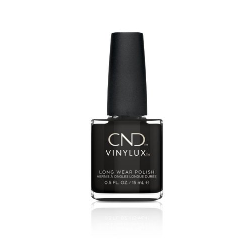 CND Vinylux Longwear Black Nail Polish, Gel-like Shine & Chip Resistant Color, Black Pool, 0.5 fl. oz