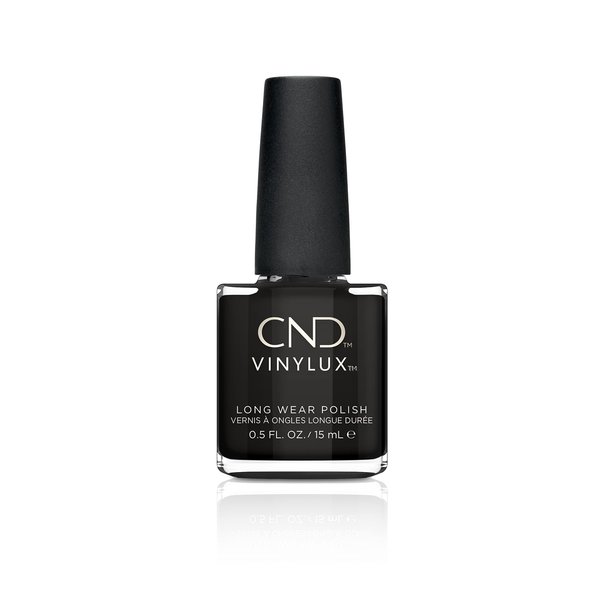 CND Vinylux Longwear Black Nail Polish, Gel-like Shine & Chip Resistant Color, Black Pool, 0.5 fl. oz