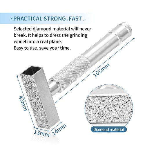 DMD Diamond Grinding Wheel Dresser Stone for Truing Grinding & Deburring Wheels(2 Pieces) 丨 Durable Quality with Smart Details Design 丨Great Value Set