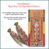 KittyWeed Big Fatty Catnip Toy - Cat & Kitten Handmade Catnip Toys | Organic, Kosher & Super Potent Catnip - Heart Edition