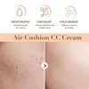 Nmoiat 2024 New Mushroom Head Air Cushion Cc Cream, Air Cushion Cc Cream Mushroom Head, Indicativet Air Cushion Cc Cream Foundation, Cc Cream Face Makeup (Ivory White, 1pcs)