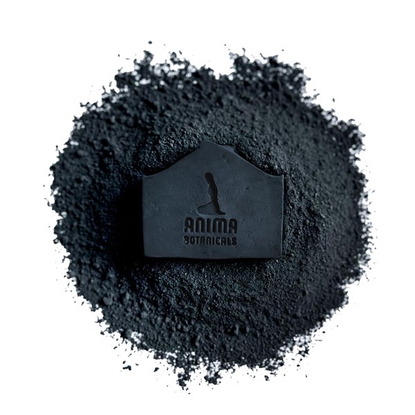 Detoxifying Shungite Deep Cleansing Black Soap Bar (Unscented) For Troubled Acne Prone Skin, Natural Oils, Rich Mineral and Moroccan Clay, Odor Control, Vegan, 100% Natural, Women & Men 3.5 Oz