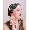 Aimimier Bridal Short Veil with Pearl Comb White Single-layered Birdcage Veil for Wedding (White)