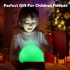 Libima 2 Pcs 8.5 Inches Glow in The Dark Kickballs Dodgeballs Light up Playground Ball Bouncy Balls with Pump for Kids Adults Playground School Backyard Game Outdoor Glow in The Dark Games