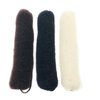 VASANA 3PCS 20cm Hair Bun Maker Donut Hair Foam Ring Shaper with Elastic Rope Doughnut Shapers Hair Donut Bun Maker Accessory (3 colors)
