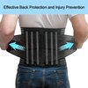 TESETON Back Brace for Women Men Lower Back Pain, Back Support Belt Relief Pain from Herniated Disc, Sciatica, Scoliosis and more, Lumbar Support Belt with 8 reinforced Bones Black-XXL