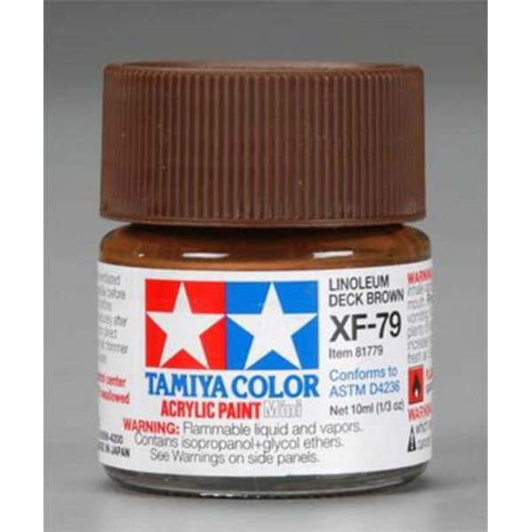 Linoleum Deck Brown 1/3 oz Acrylic Paint