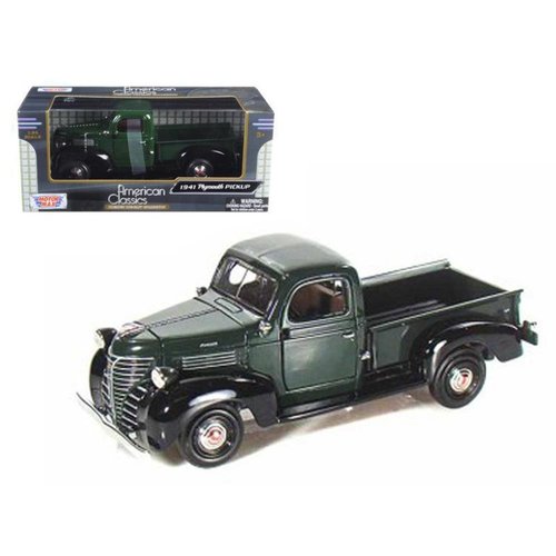1941 Plymouth Pickup Green 1/24 Diecast Model Car by Motormax