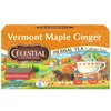 Celestial Seasonings Herbal Tea, Vermont Maple Ginger, Caffeine Free, 20 Count (Pack of 6)