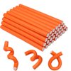 30PCS Flexible Curling Rods Twist Foam Roller Hair Curlers for Curly Hair 0.71inch No Heat Hair Rods Rollers Heatless Hair Curlers for Long, Medium, Short Hair(1.8cm)