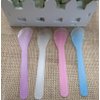 Ebonee 100 Pcs Plastic Cosmetic Mask Spatulas, 5 Inch Disposable Makeup Face Mask Spoon for Mask Cream, DIY Mixing and Sampling (4 Color)