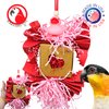 Bonka Bird Toys 1004 Love Duck Valentine's Parrot Foraging Chew Cage Toy, Conure, Pionus, Lorikeets, and Similar Sized Breeds.