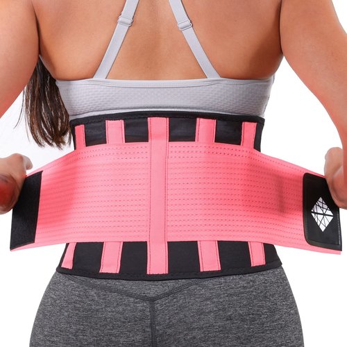 NeoHealth Workout Back Brace for Lower Back Support, Сompression & Pain Relief, XXL Size
