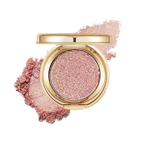 Kpeuuef Single Glitter Eyeshadow,Sparkling Black Pressed Powder Eyeshadow Palette,Long-Lasting Eyeshadow For Women Eye Highlighter Makeup Shade Buildable Blendable(31#)