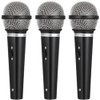 LOGOFUN 3 Pcs Toy Microphone for Kids Plastic Microphone Prop Fake Pretend Mics for Karaoke Fun Costume Prop