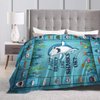 Shark Blanket for Girl Woman Blue Shark Throw Blanket Funny Sharks Stuff Decor Merch Cozy Flannel Soft Warm Plush Lightweight Bedding Shark Gifts for Boys Man Sofa Bedding Couch 50"X40"
