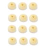 SQULIGT 12 Pcs Small Hair Bun Maker, Small Hair Donut Set for Kids Girls Women, Hair Donut Bun Maker Tool for Short and Thin Hair Crown Shapers Accessories (Size S/ 2.3 Inch, Beige)